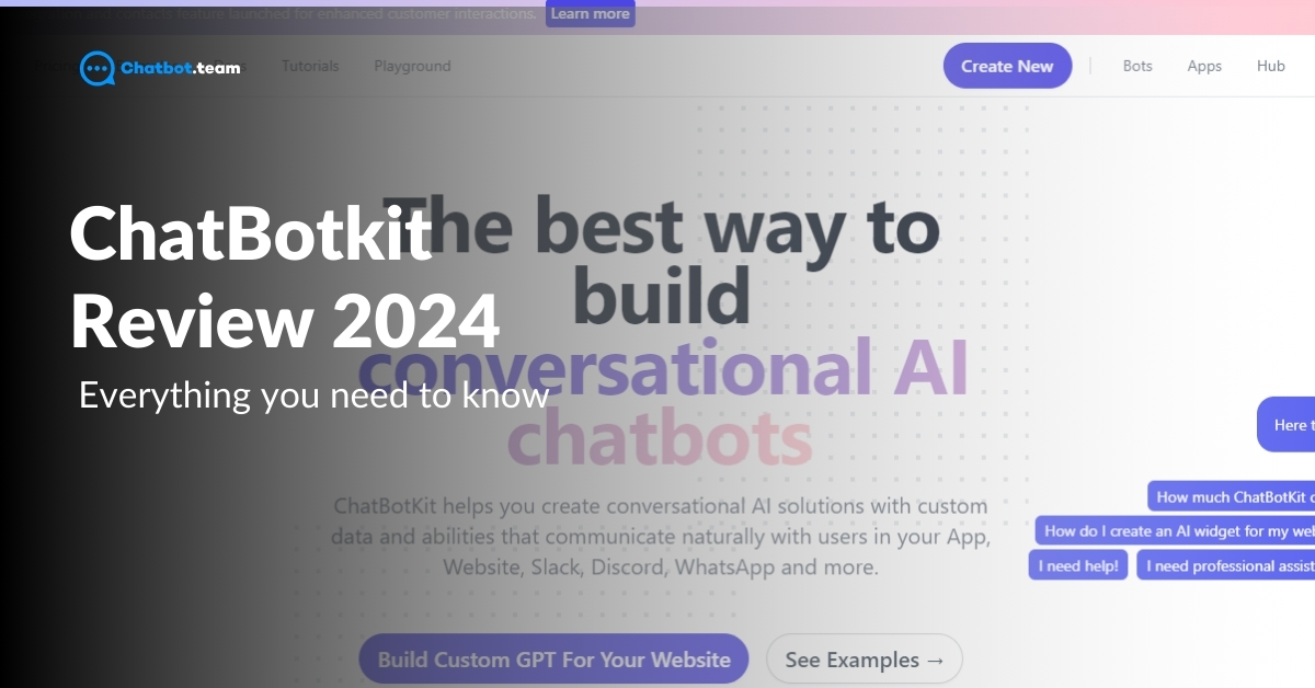 chatbotkit review