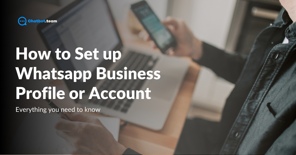 how to set up whatsapp profile or account