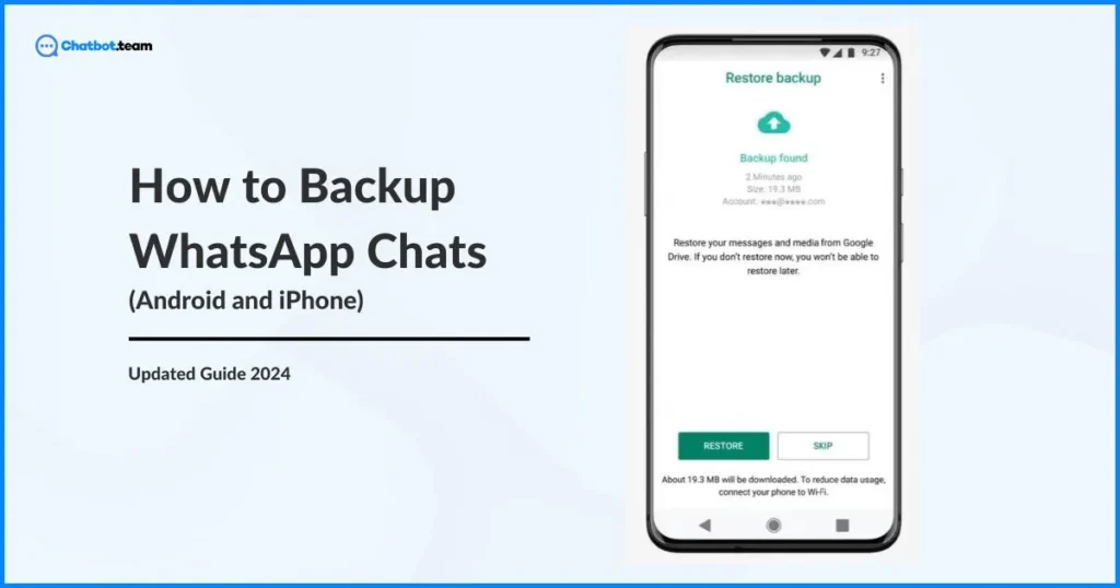 How to Backup Whatsapp Chats