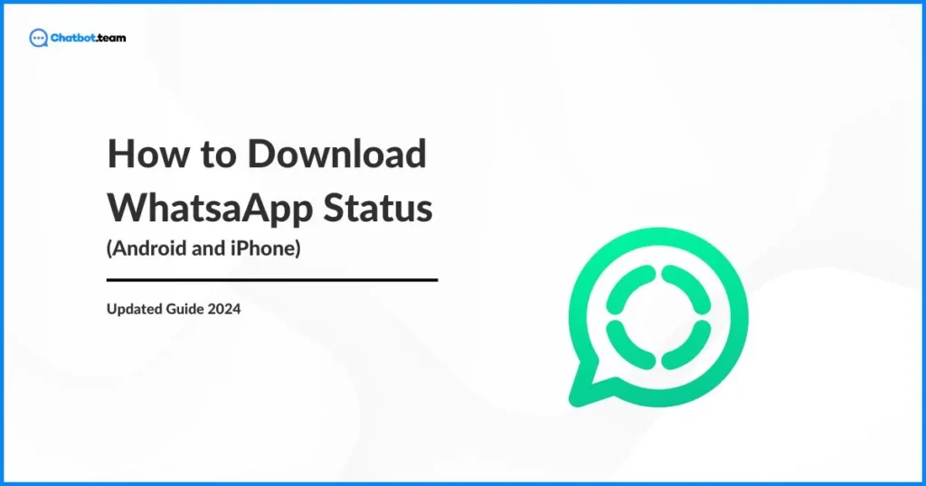 How to download whatsapp status