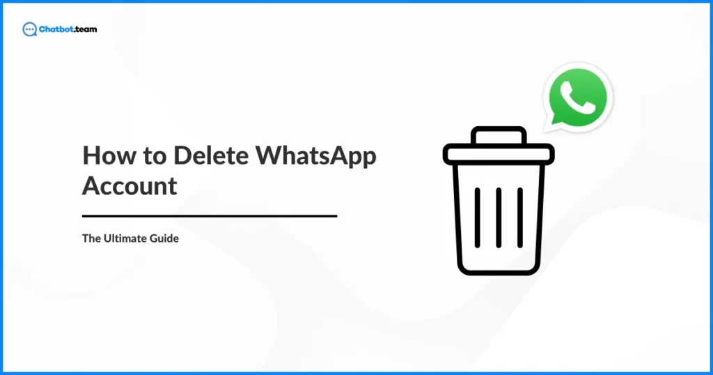 How to Delete WhatsApp Account