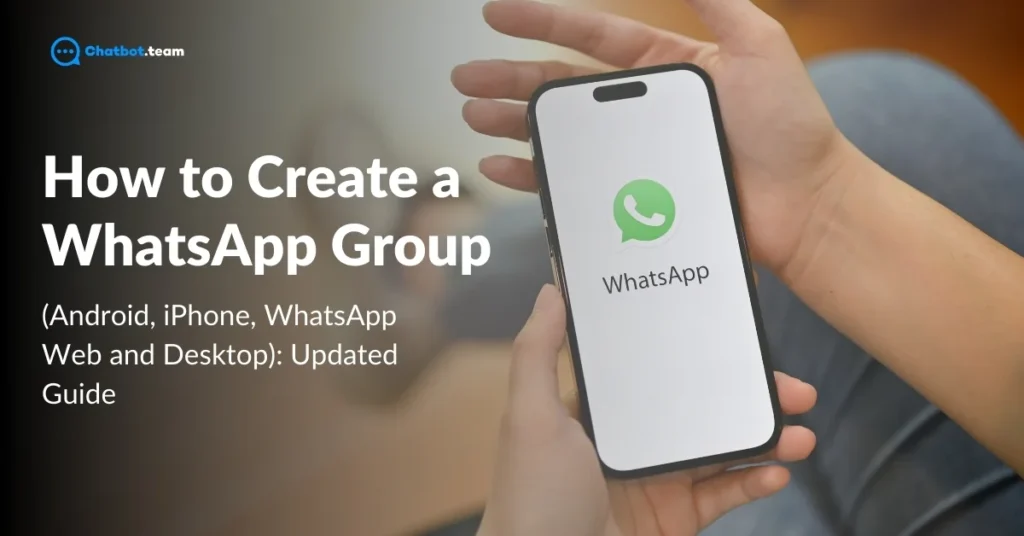 how to create a WhatsApp group