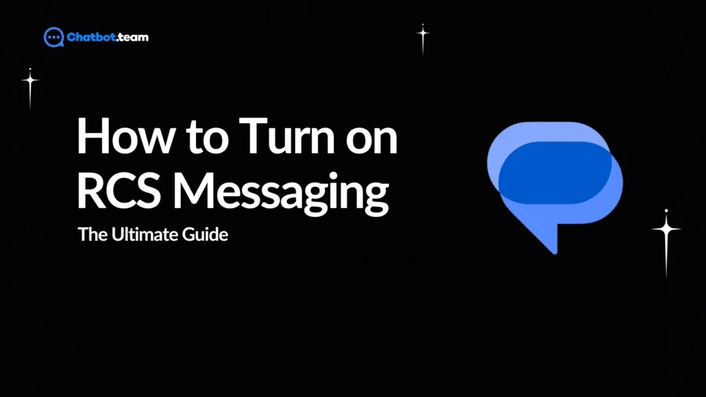 how to turn on rcs messaging