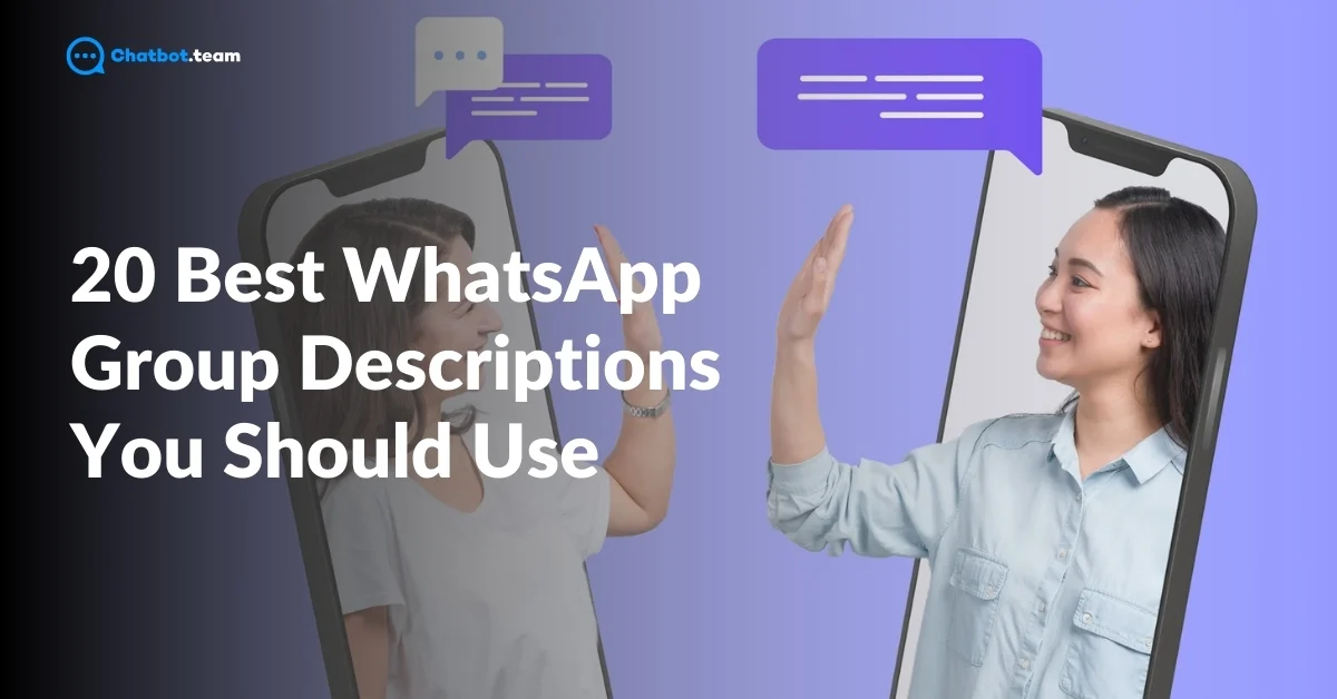 whatsapp group descriptions
