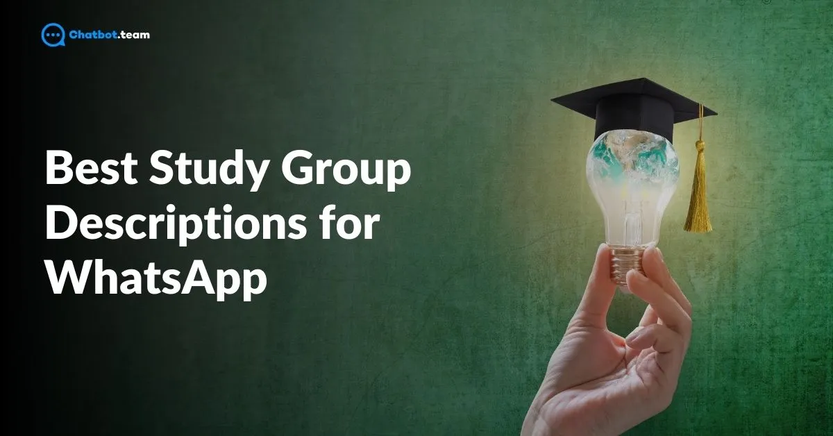 Study Group Description for WhatsApp