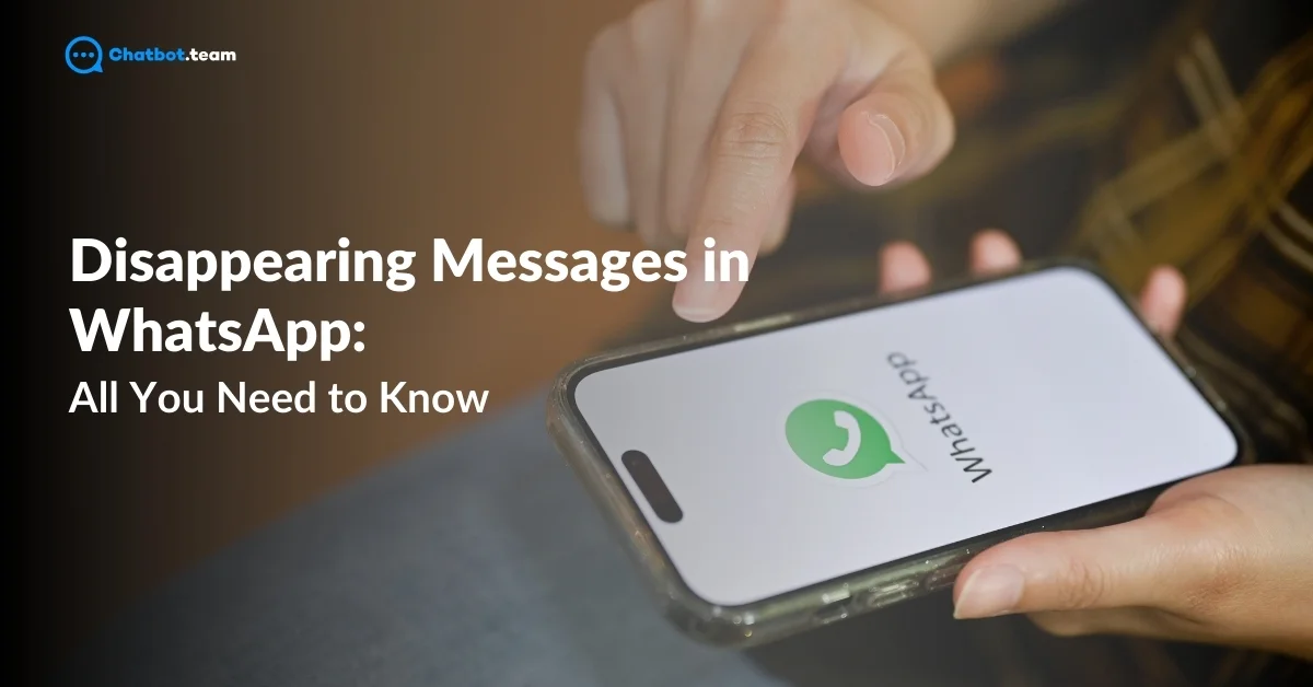 disappearing messages in whatsapp
