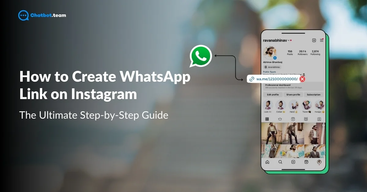 How to Create Whatsapp Link on Instagram