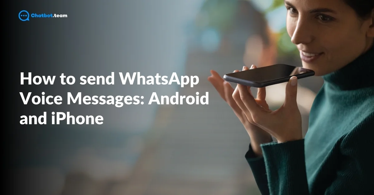 how to send whatsapp voice messages