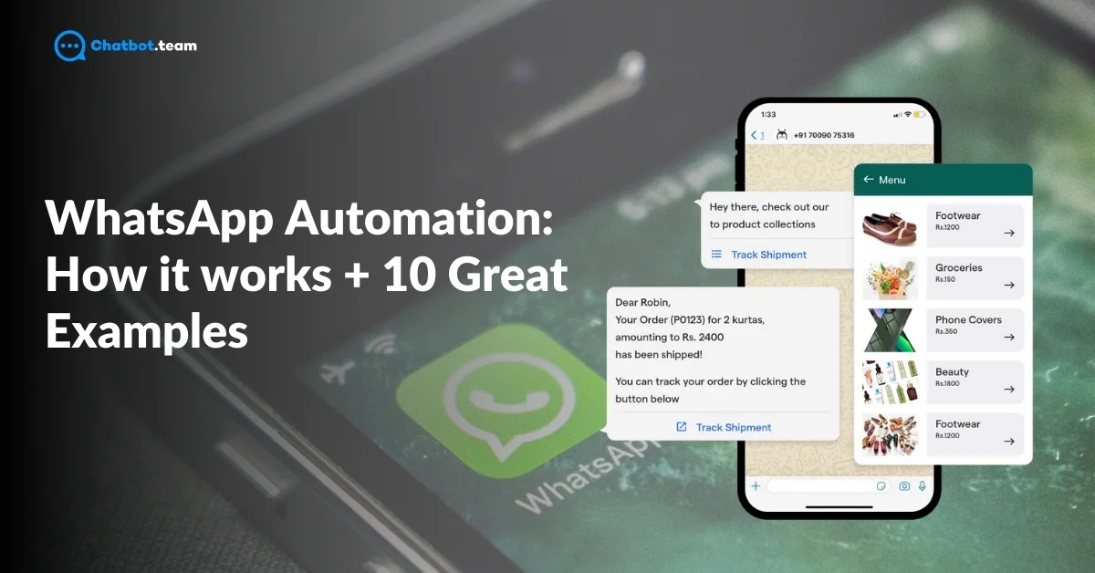 WhatsApp Automation: How it works + 10 Great Examples [2024]