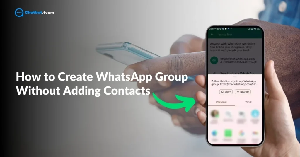 How to Create Whatsapp Group Without Adding Contacts?