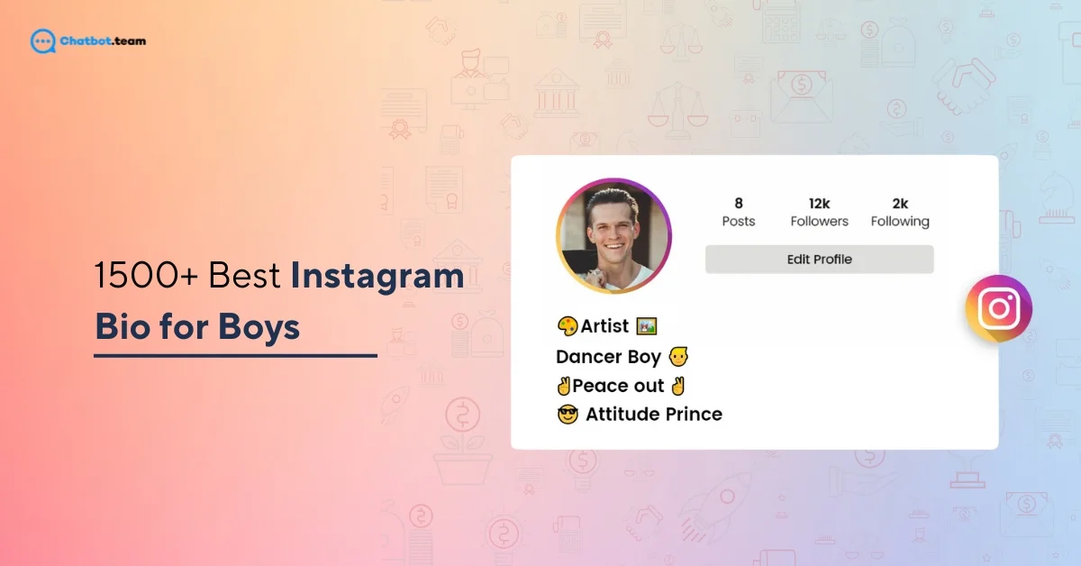 1500+ Best Instagram Bio for Boys (Updated 2025)