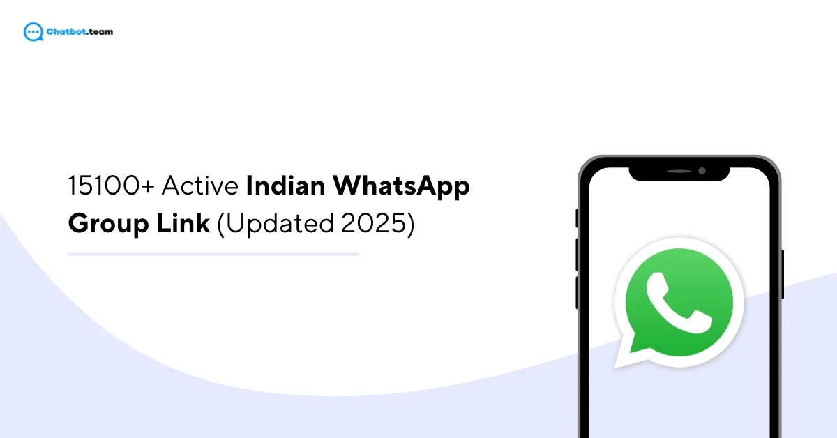 15100+ Active Indian WhatsApp Group Link (Updated 2025)