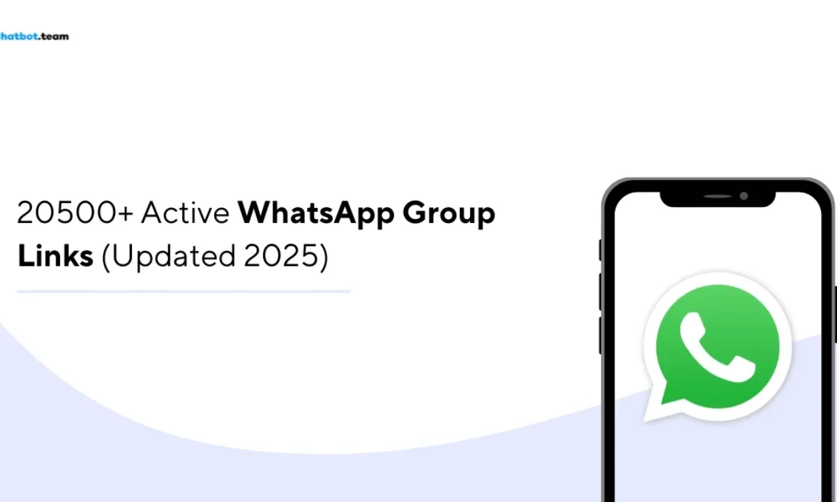 20500+ Active WhatsApp Group Links (Updated 2025)